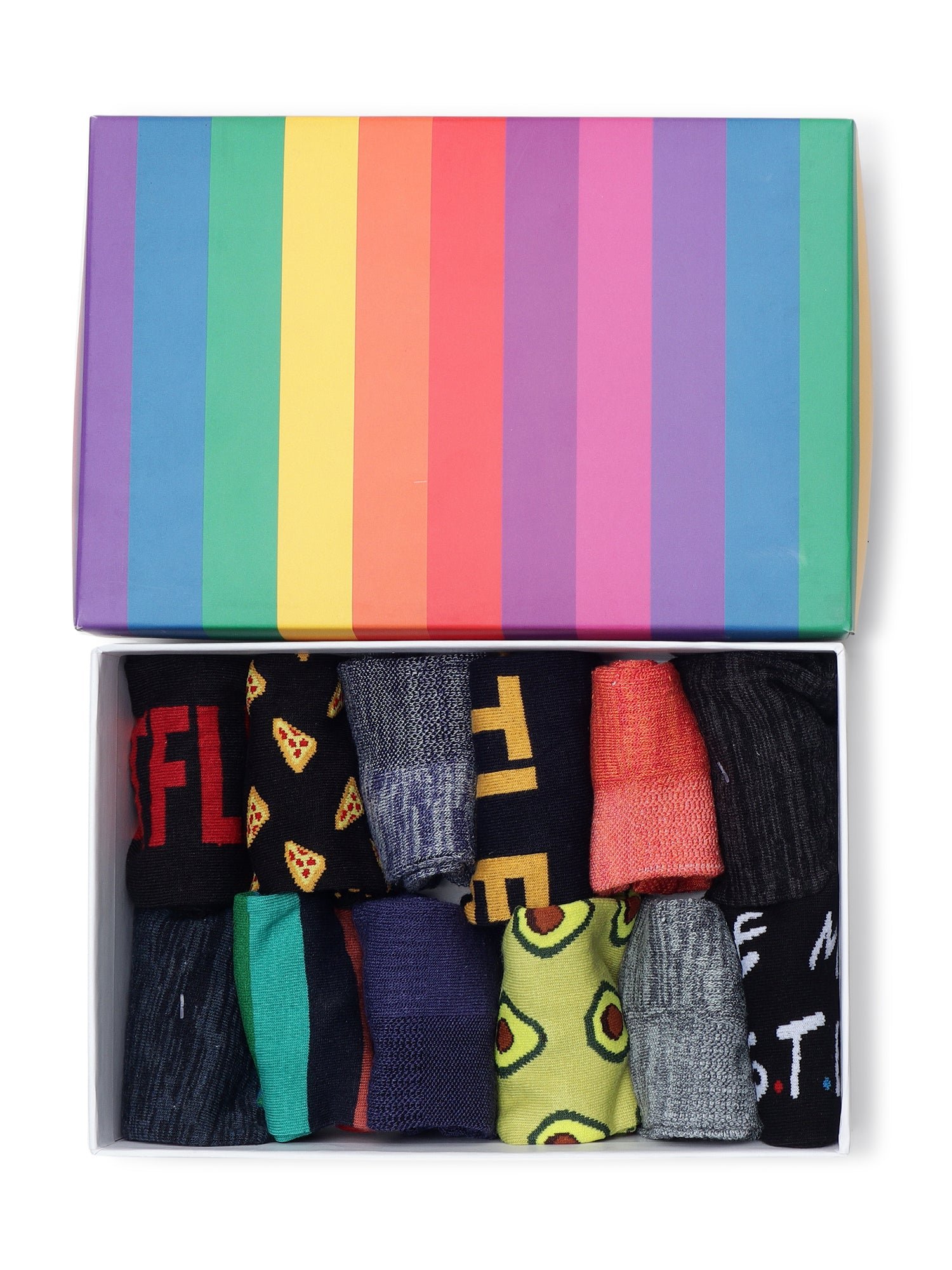 1_4_af3af383-adf6-48c6-8f0d-174f9717fb07.jpg Show Stopper Box of 12 Pairs Ankle Socks - Image 1