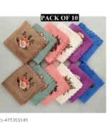 DCreations Printed Hanky Pack of 10