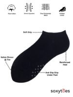 Grippers Classic Box of 4 Low-Cut Socks