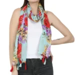 StoleVilla Printed Chiffon Scarf Set of 2