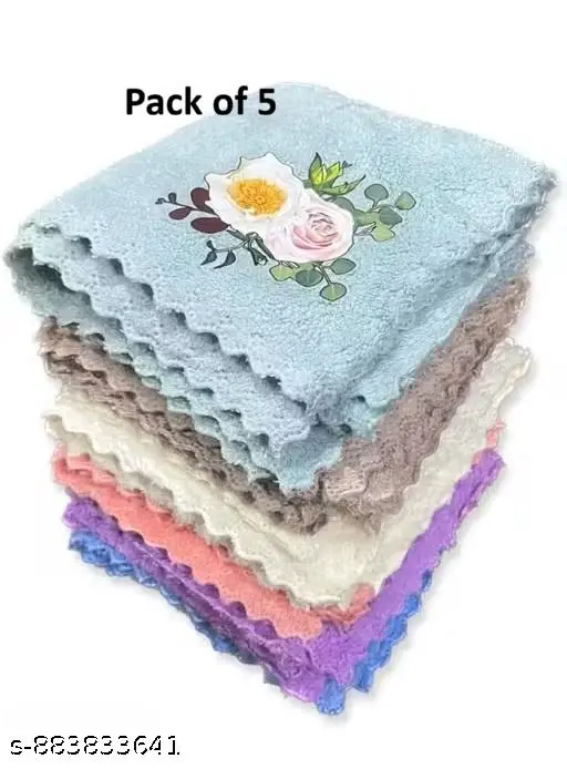 dlm2b_512.webp Floral Ladies Hanky Pack of 5 - Image 1