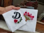 Handcrafted Embroidered Cotton Hanky