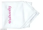 Weekdays Embroidered Cotton Hanky Pack of 6