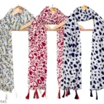 Printed Georgette Scarf Set of 3